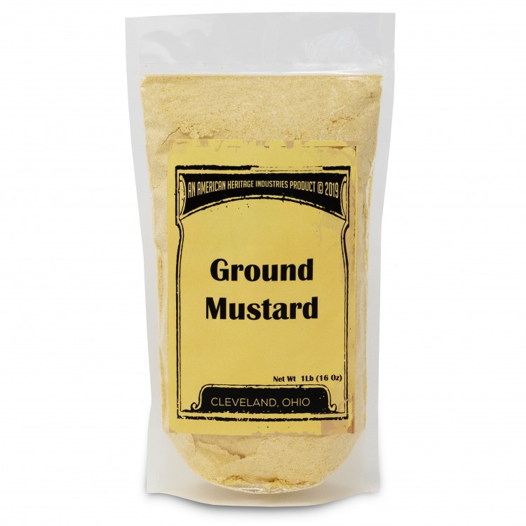 Culinary Ground Mustard- Bulk 1 LB Bag of Ground Mustard Powder