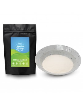 Pure Sodium Alginate Powder- Food Grade Sodium Alginate for Thickening and Spherification, 4 OZ Bag