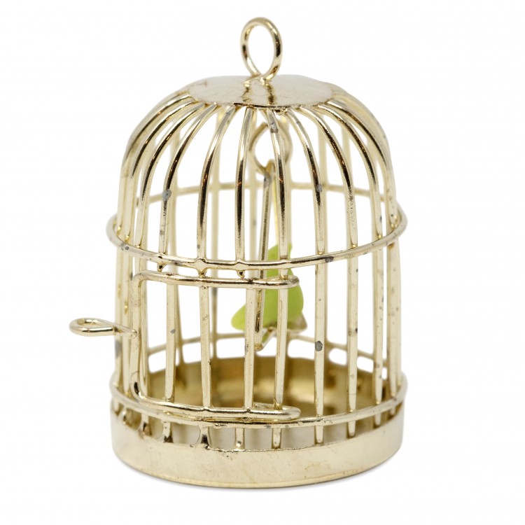Dollhouse Birdcage- Bird Cage for Dollhouse, 1:12 Scaled Pet Accessories for Miniature Dollhouse