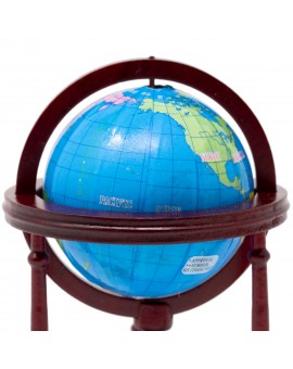 Dollhouse Globe- Globe for Dollhouse, 1:12 World Globe for Dollhouses, Perfect Dollhouse Accessory