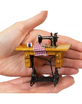 Dollhouse Sewing Machine- 1:12 Dollhouse Sewing Machine for Antique Look in Your Scaled Dollhouse, by